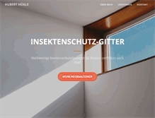 Tablet Screenshot of insektenschutz-huegle.de
